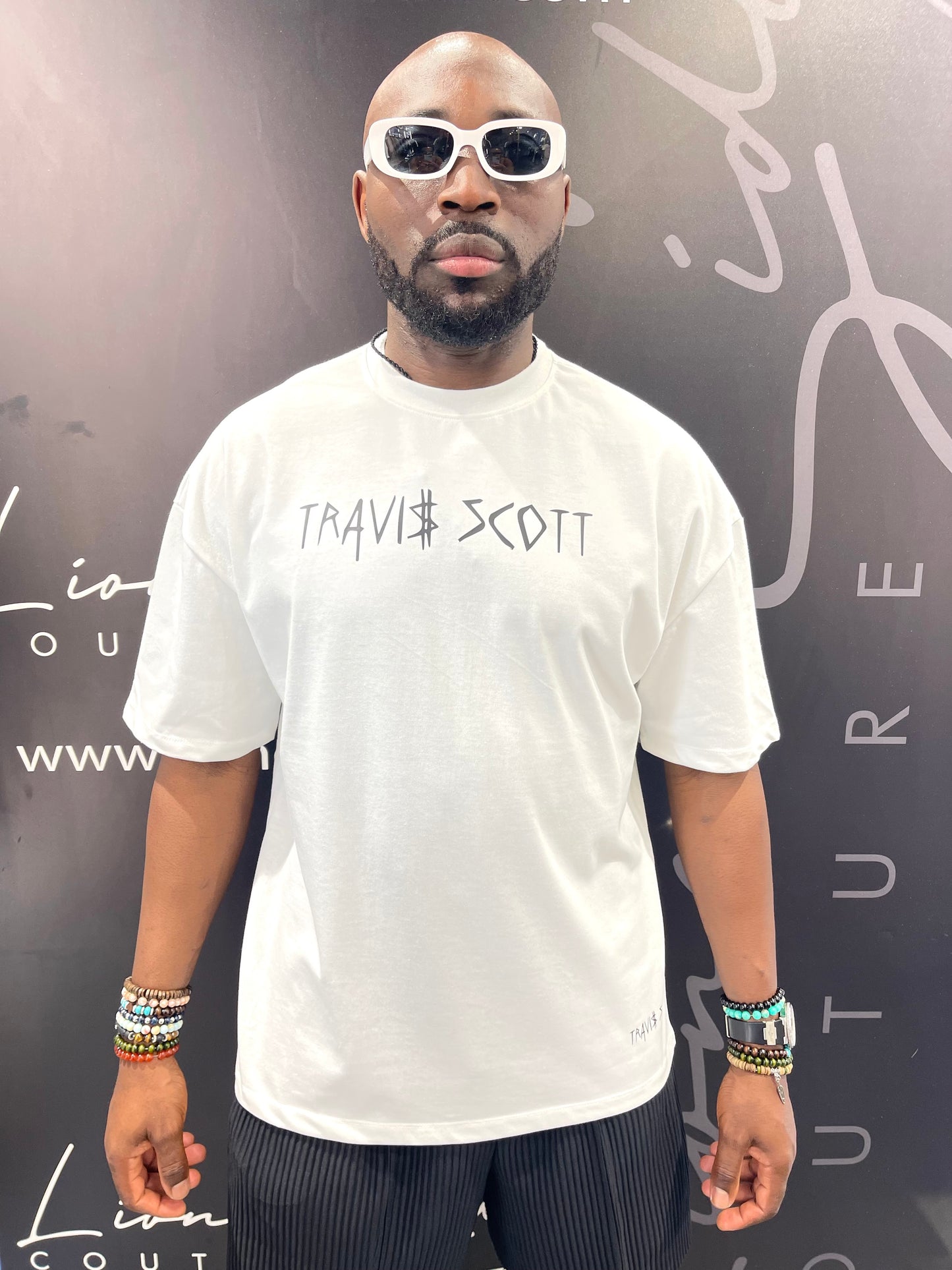 TSHIRT TRAVIS SCOTT WHITE