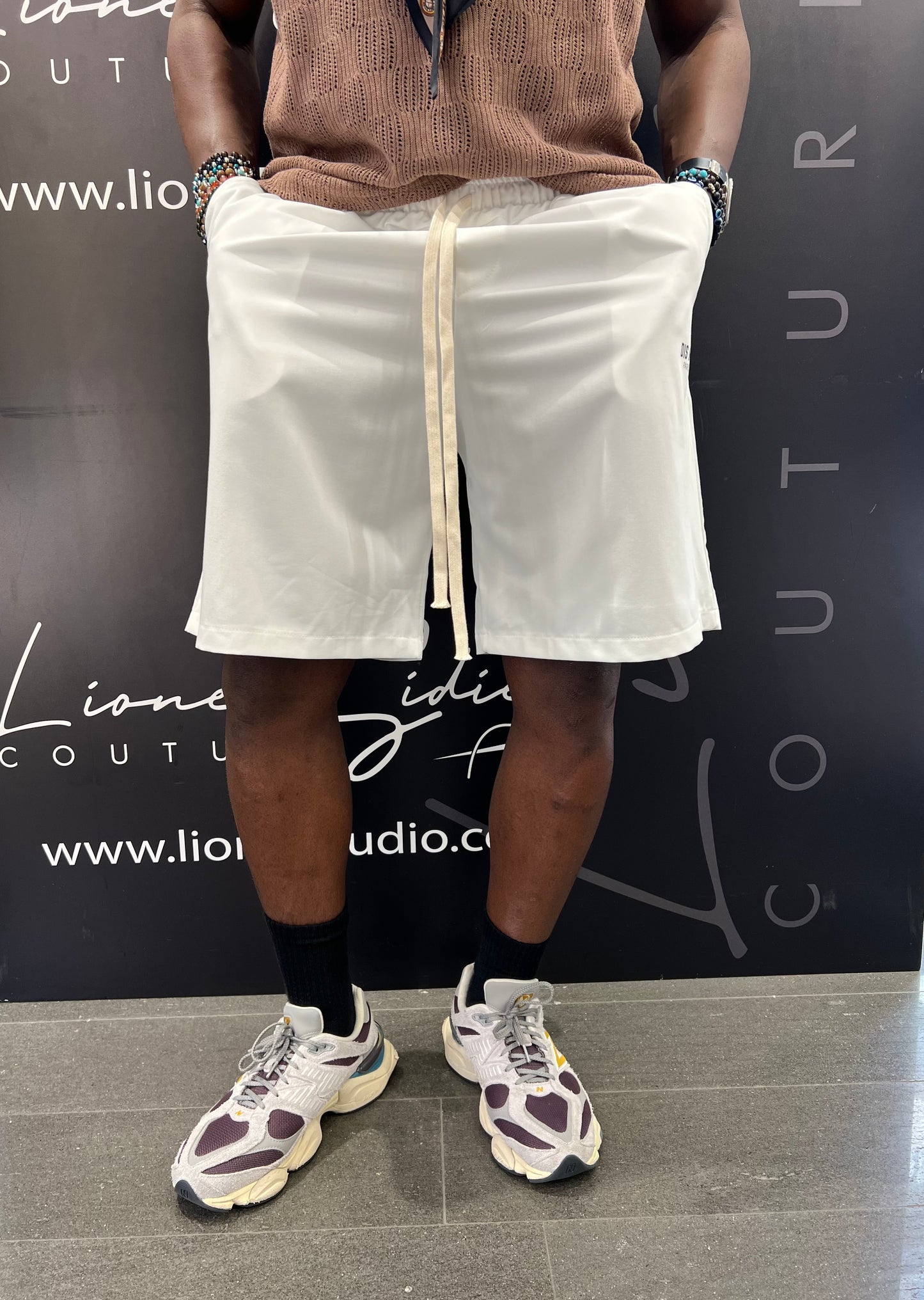 BERMUDA WHITE DIS MOI PARIS CON STAMPA TASCA