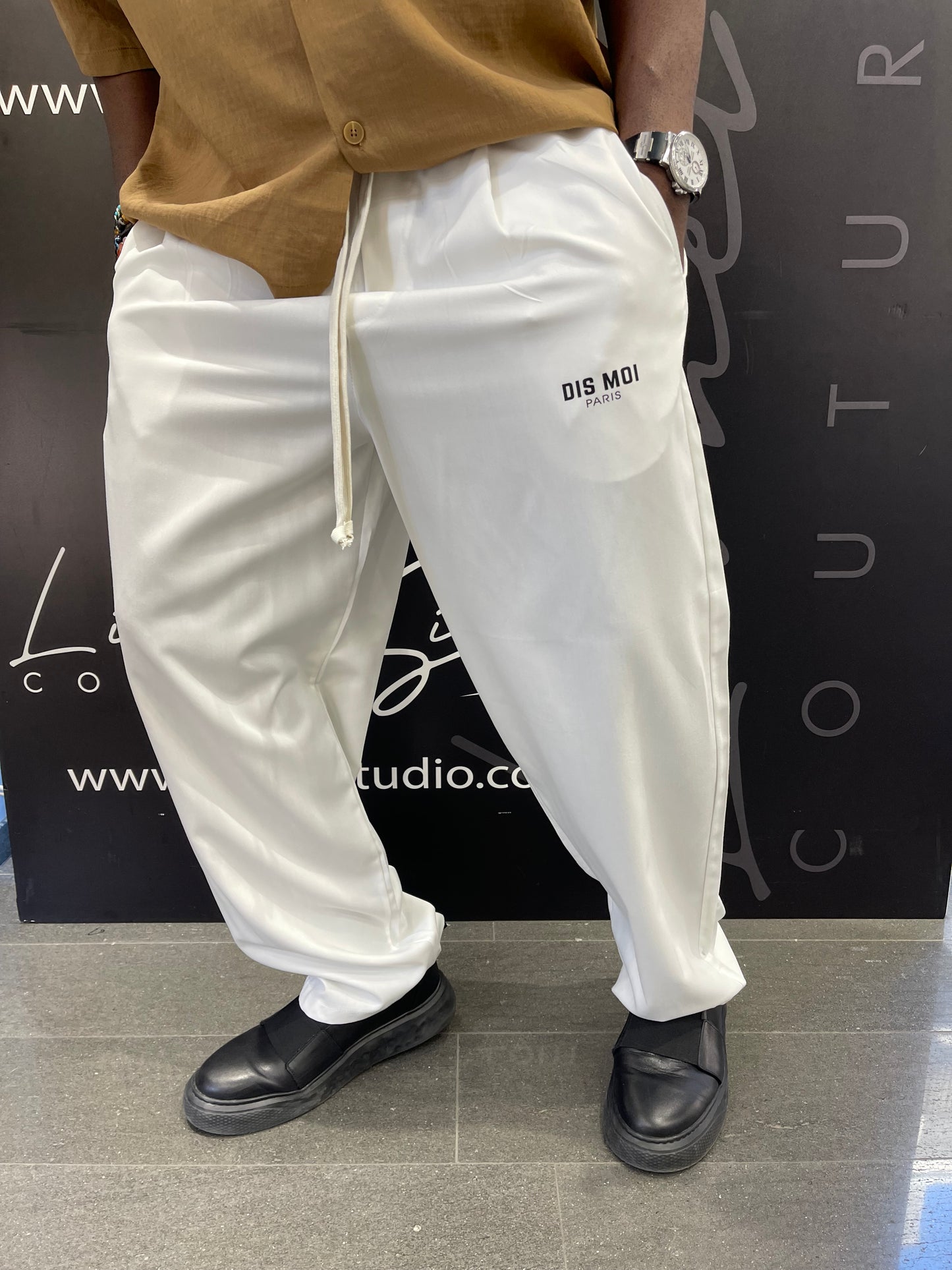 PANTALACCIO WHITE OVERSIZE DIS MOI PARIS