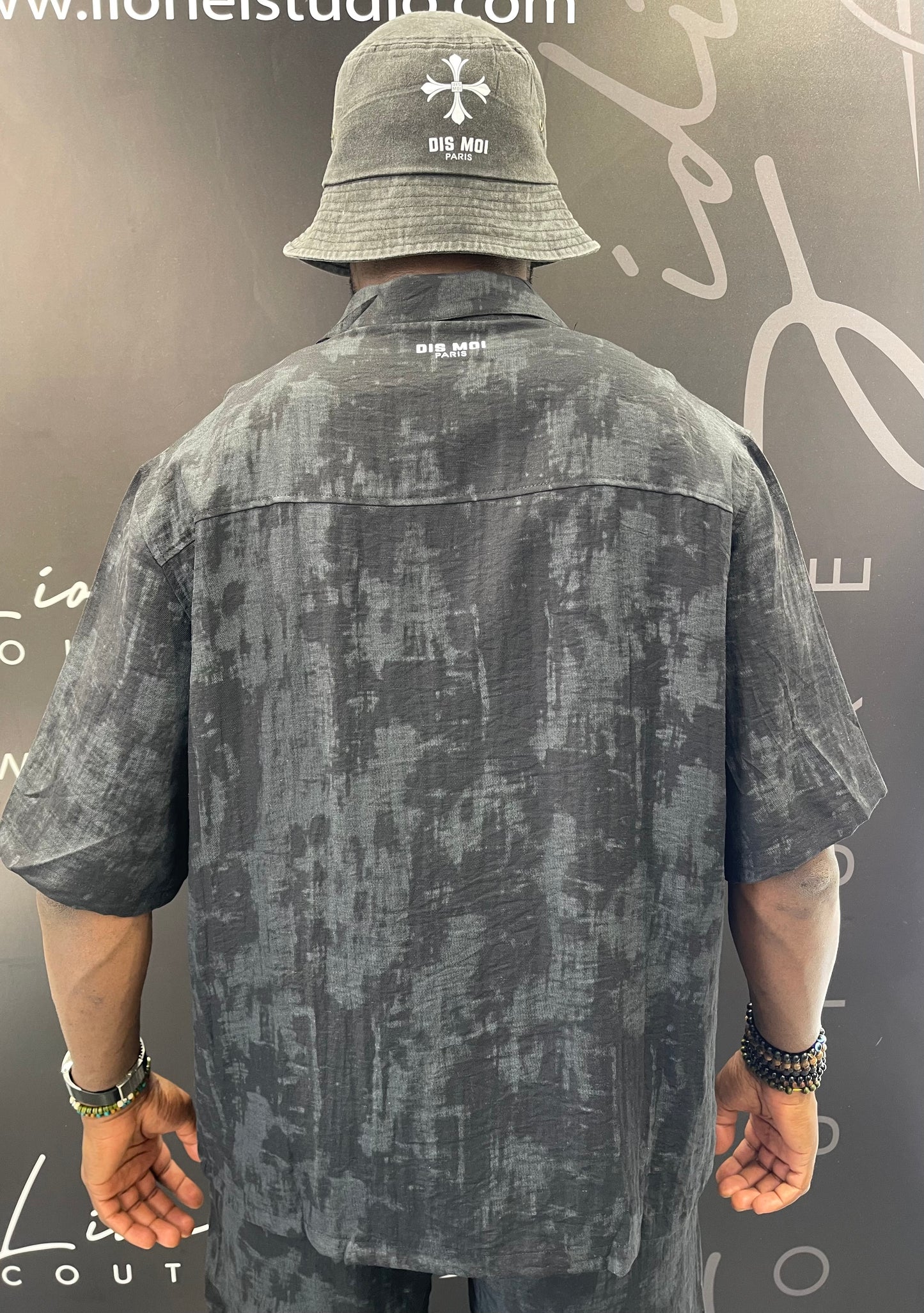 COORDINATO BLACK LINO DIS MOI PARIS TRATTAMENTO STONE WASH