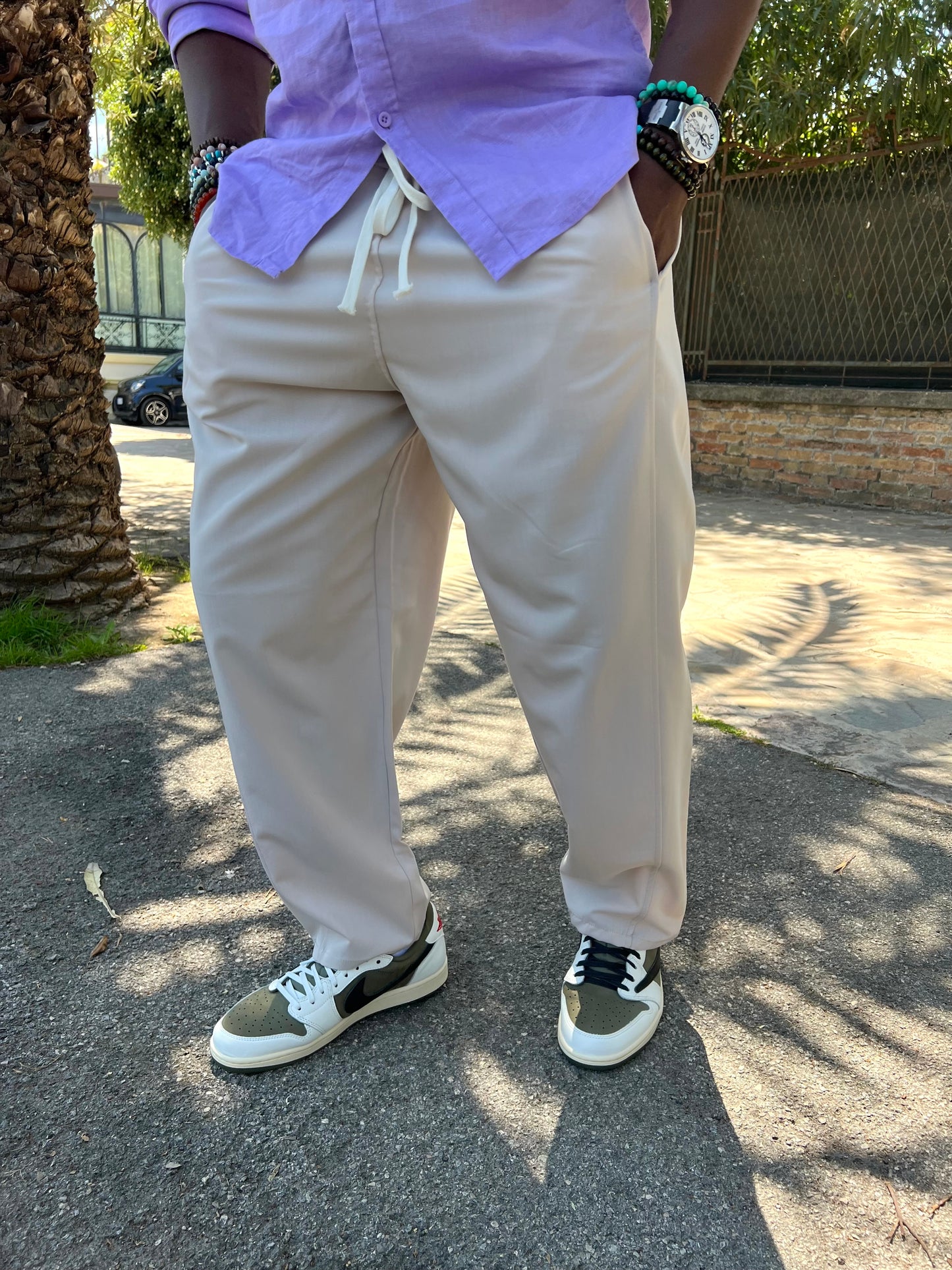 PANTALONI BIEGE JAPAN LIONEL