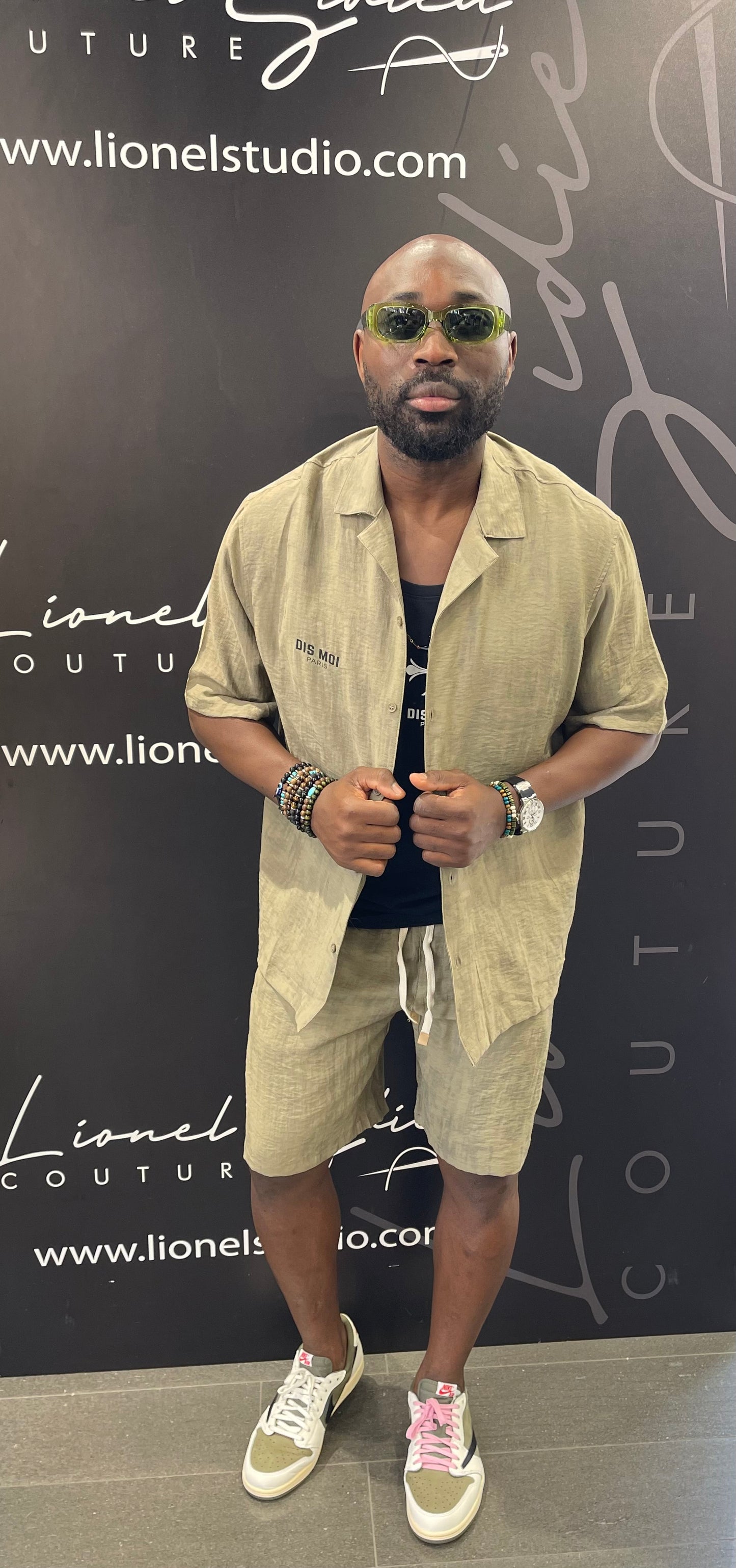 COORDINATO VERDE LINO DIS MOI PARIS TRATTAMENTO STONE WASH