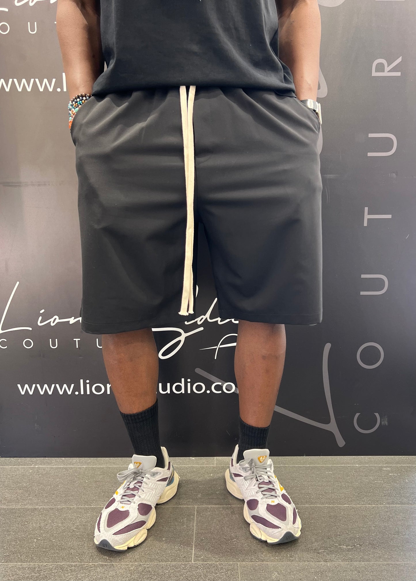 BERMUDA DIS MOI PARIS BLACK CON CROCE
