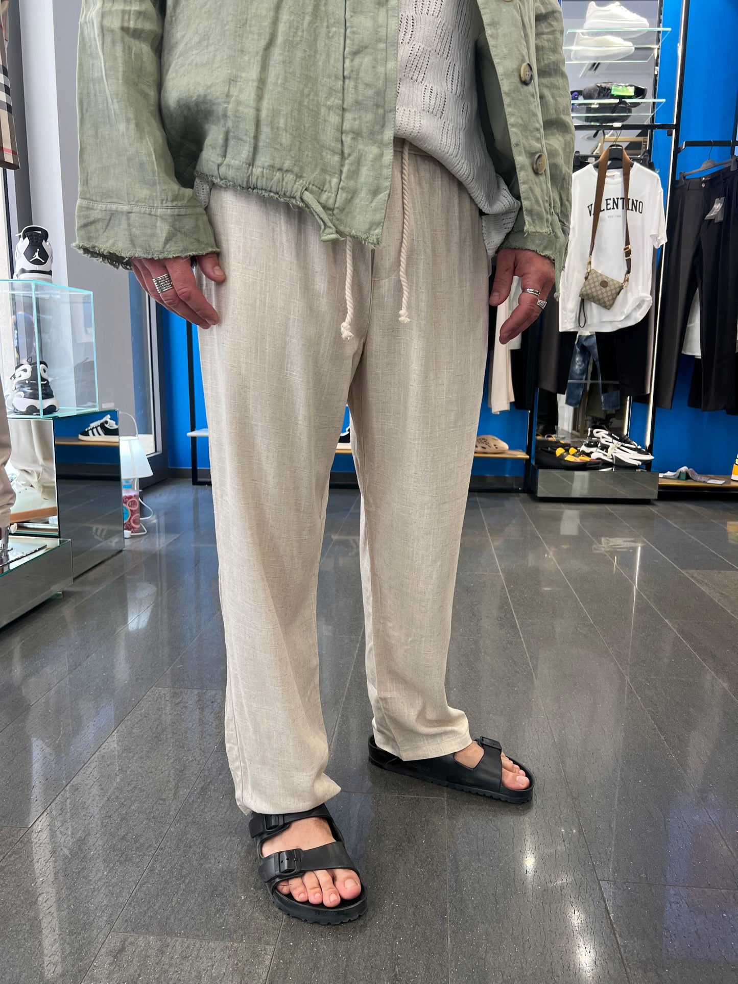 PANTS SABBIA LINO DRESS OVERSIZE