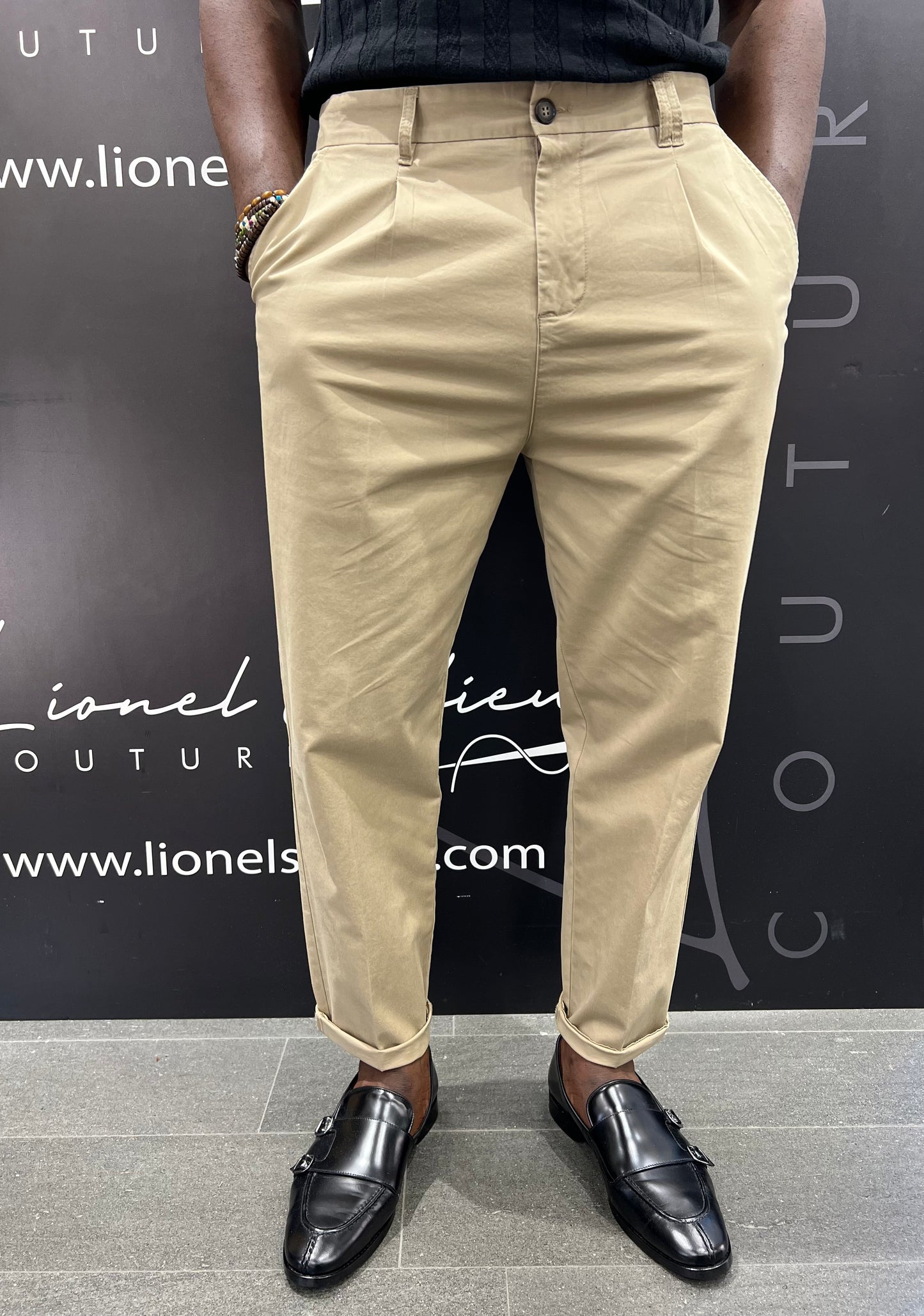 PANT BEIGE MK LONDON BY DIS MOIS PARIS