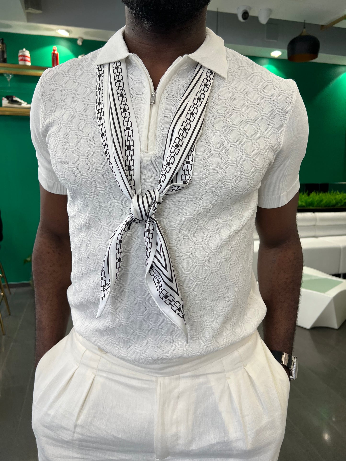 POLO CON COLLO CON CERNIERA
