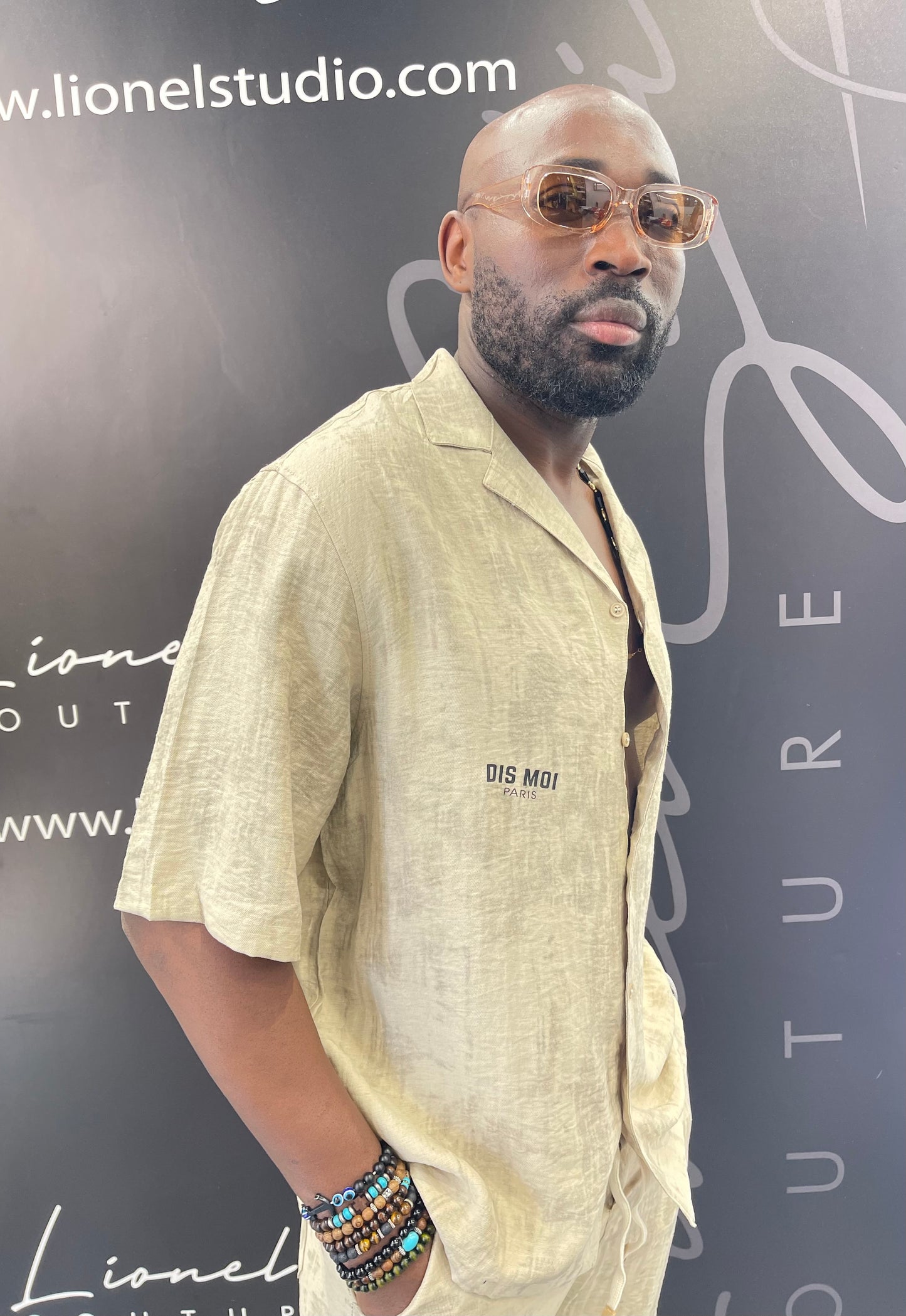 COORDINATO BEIGE LINO DIS MOI PARIS TRATTAMENTO STONE WASH