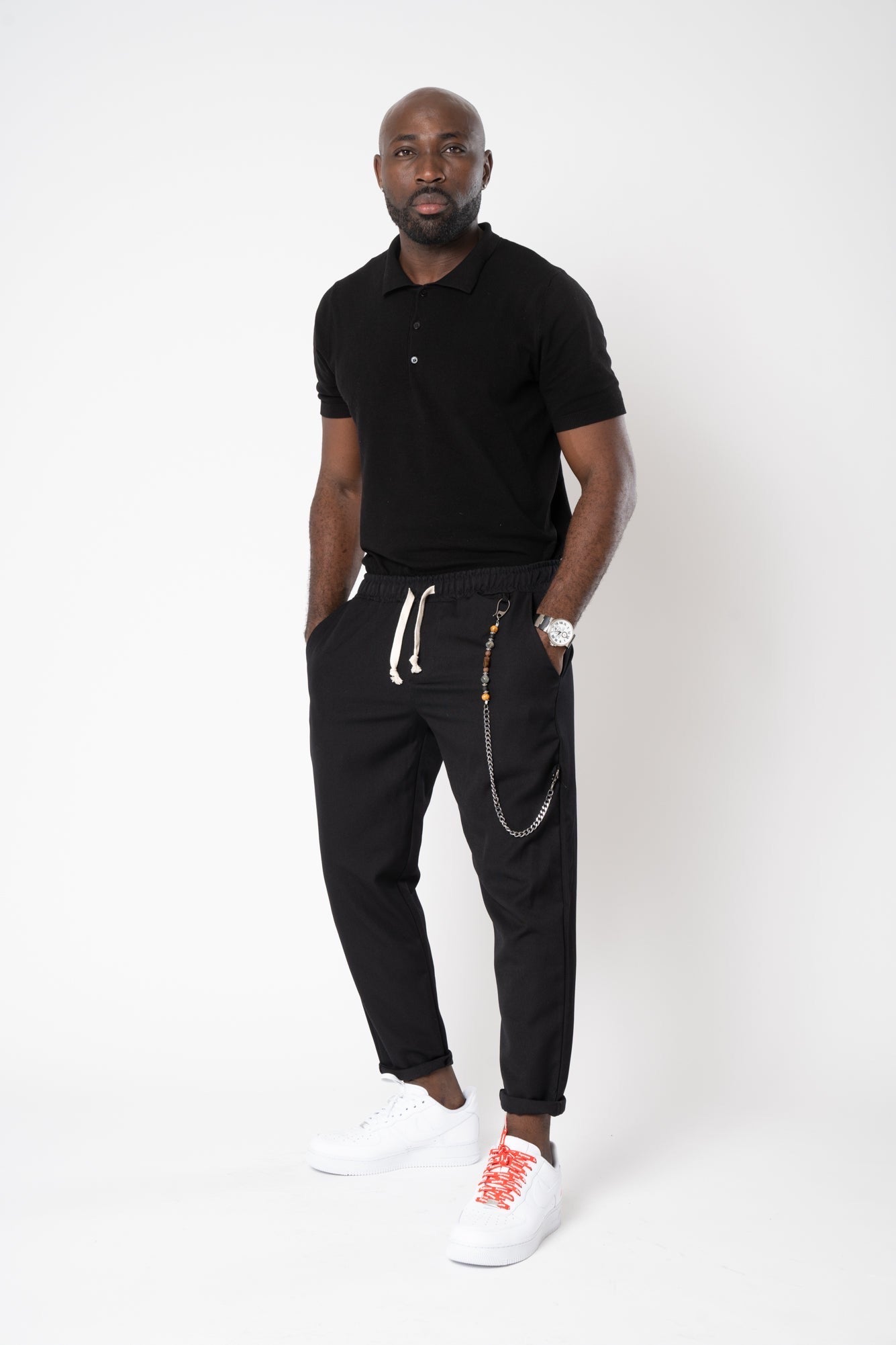 PANTALACCIO SLIM FIT BLACK