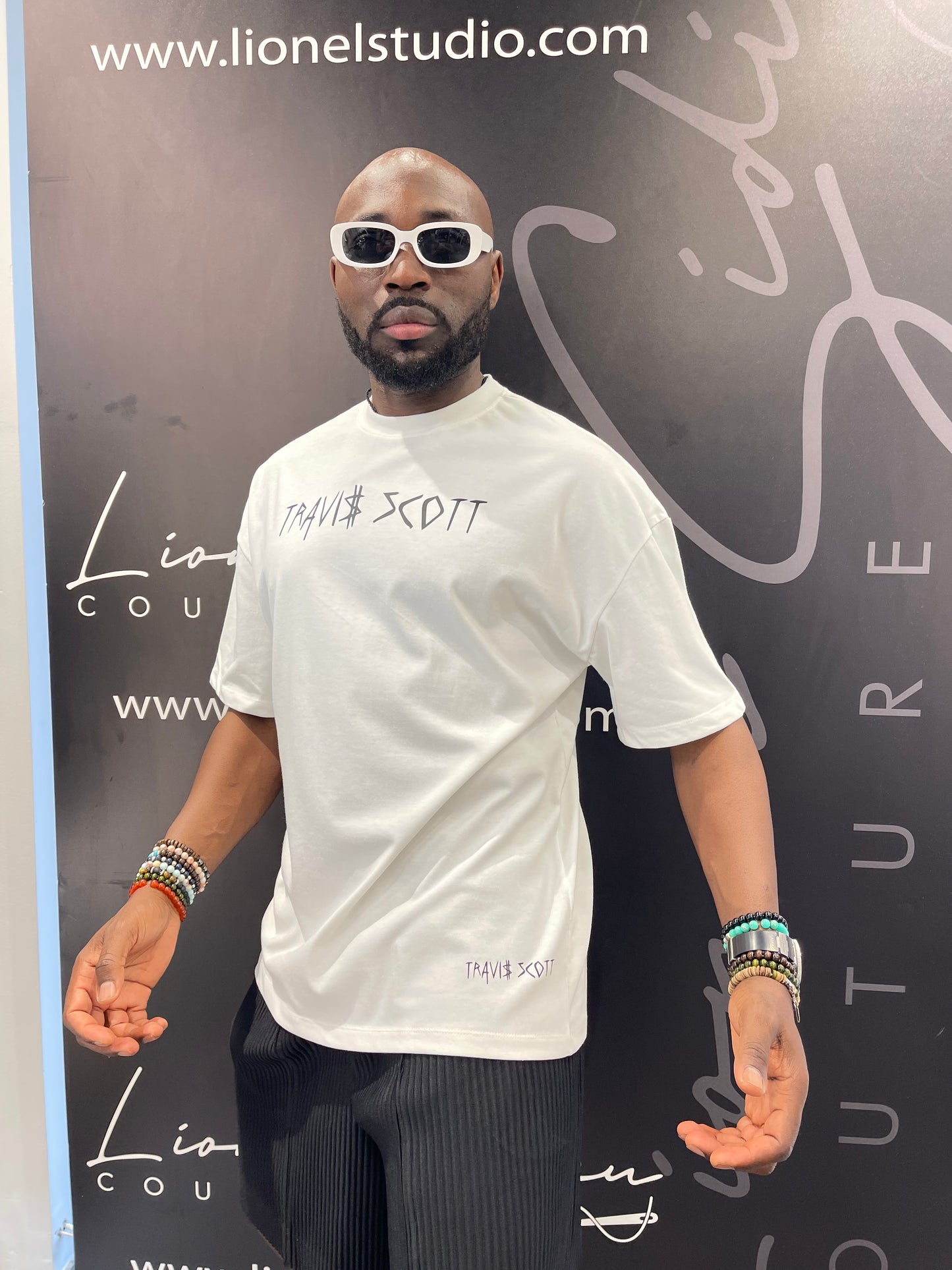 TSHIRT TRAVIS SCOTT WHITE