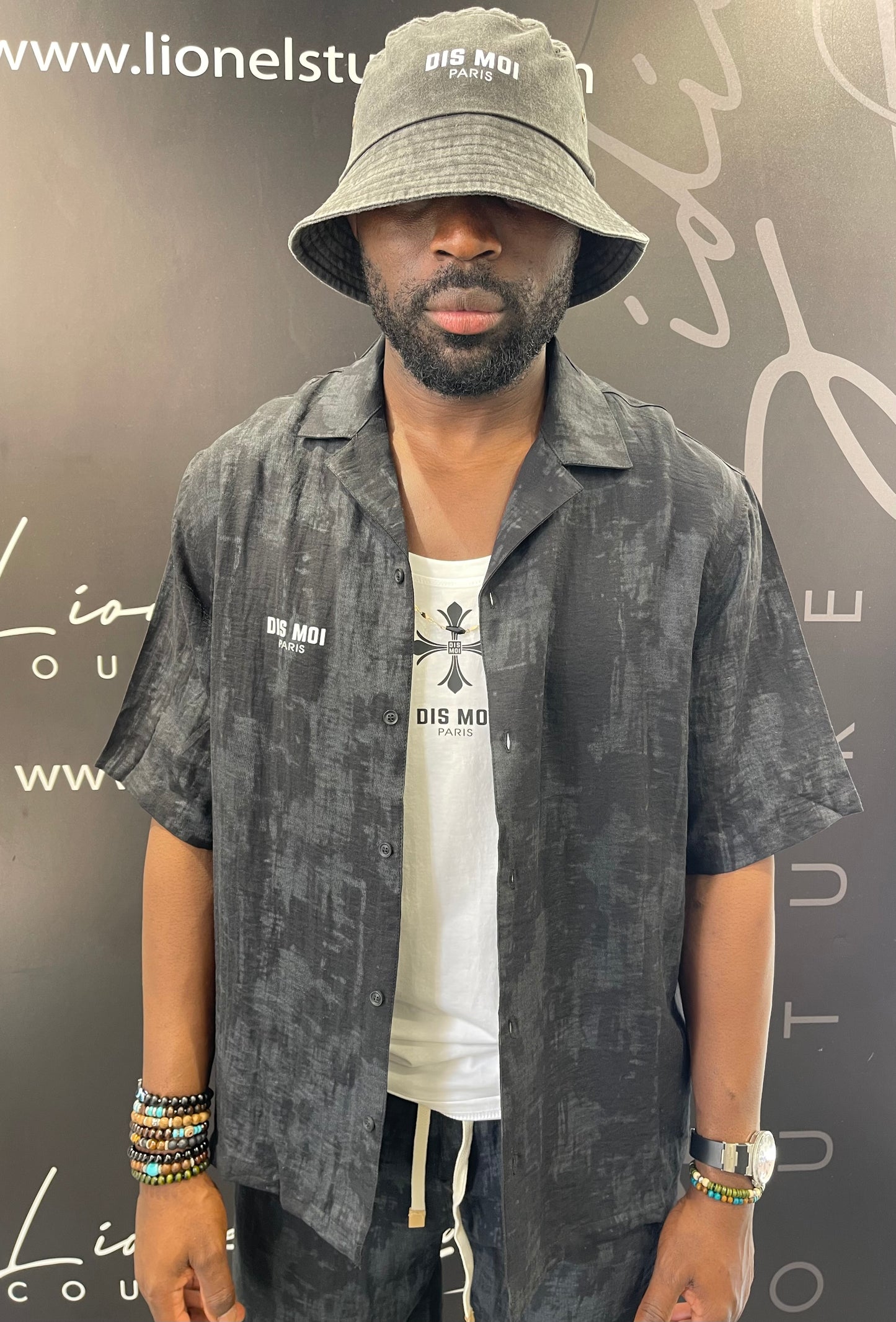COORDINATO BLACK LINO DIS MOI PARIS TRATTAMENTO STONE WASH