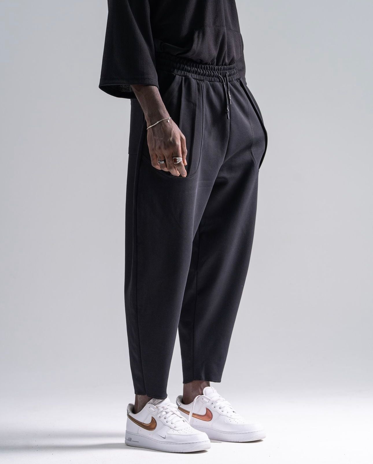 Pant tuta black Loose fit Ls design