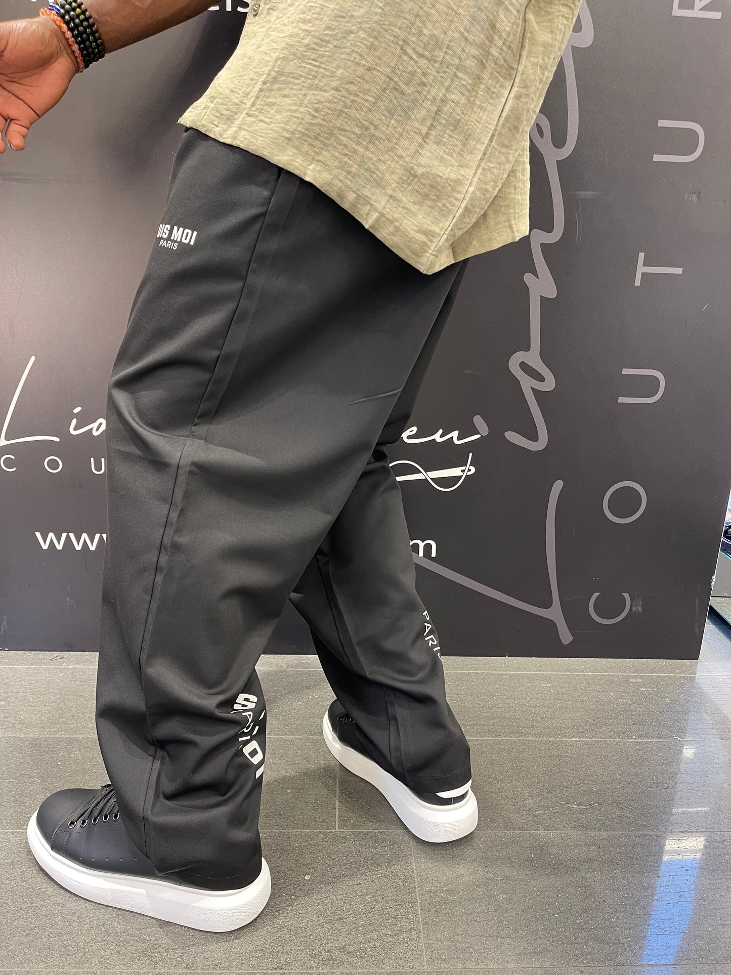 PANTALACCIO BLACK OVERSIZE