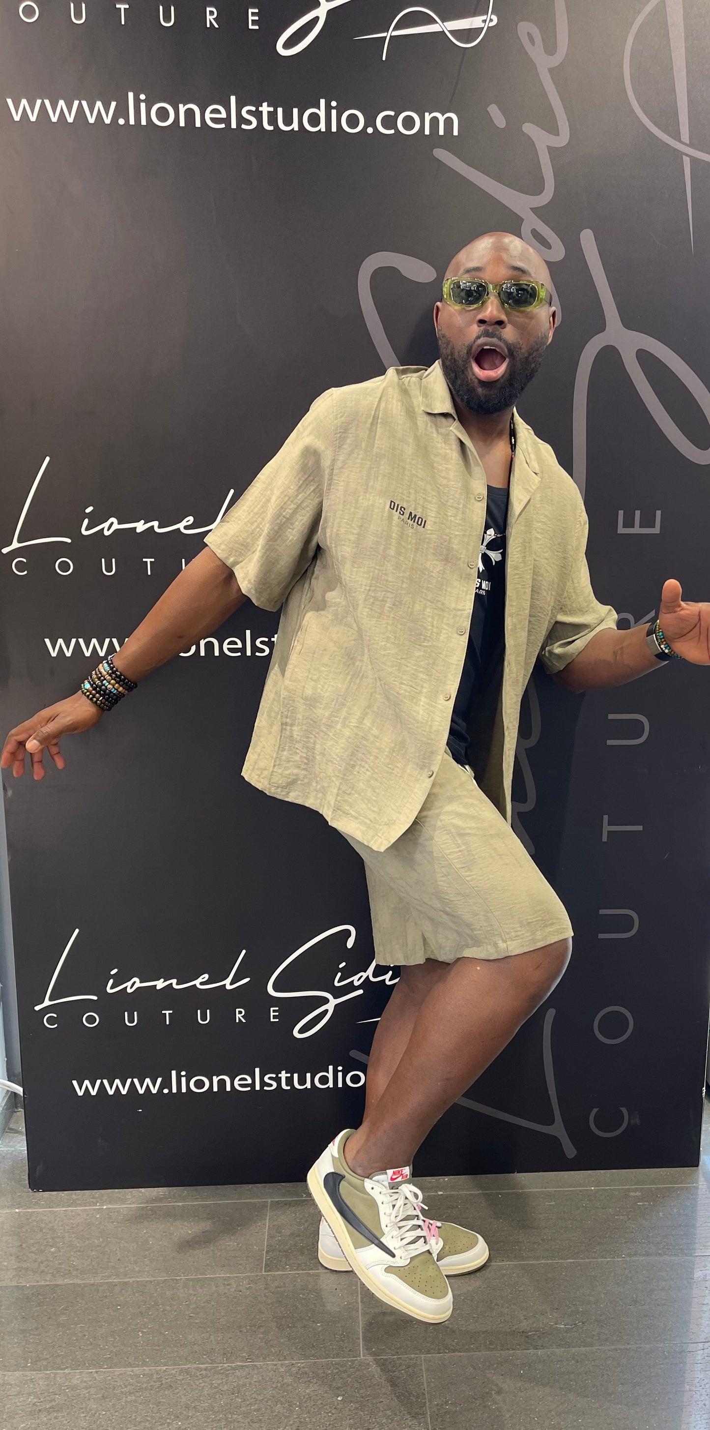 COORDINATO VERDE LINO DIS MOI PARIS TRATTAMENTO STONE WASH