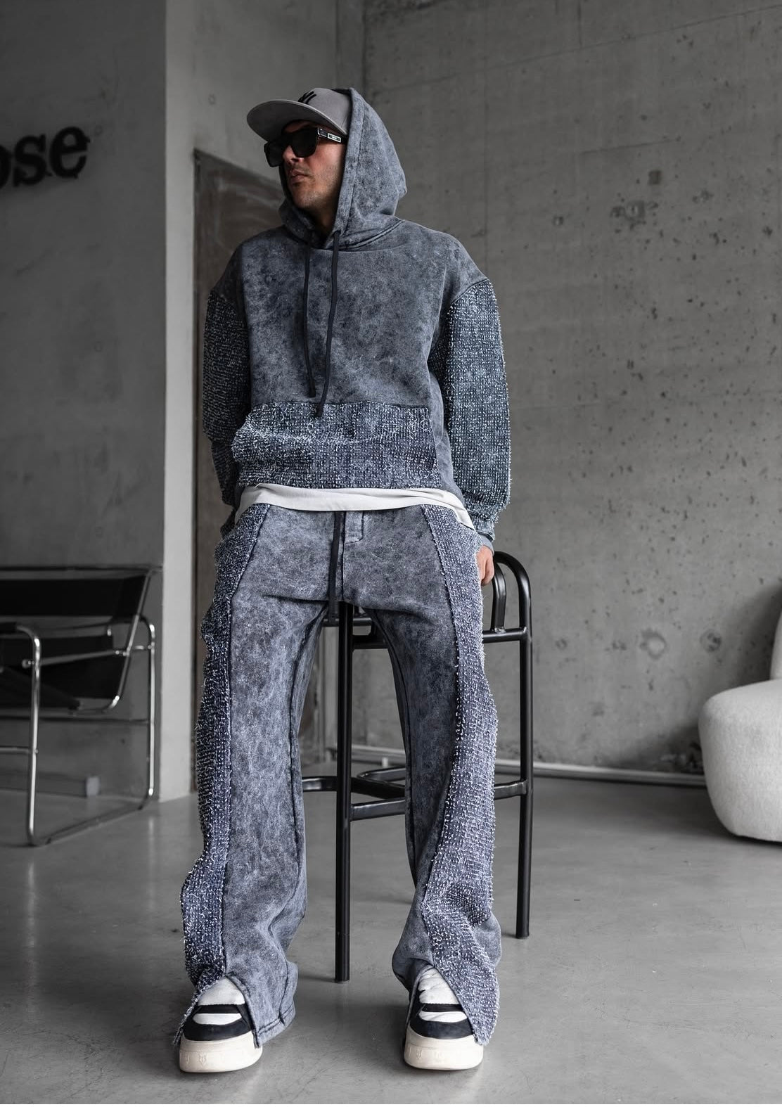 PANTALONE TUTA Vintage OVERSIZE L STUDIO