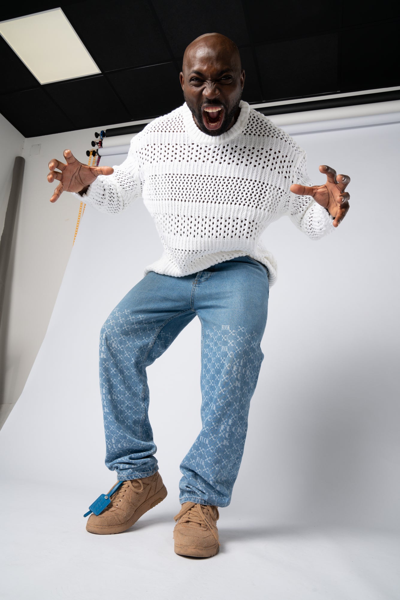 Pantalone Jeans Stampa Digitale