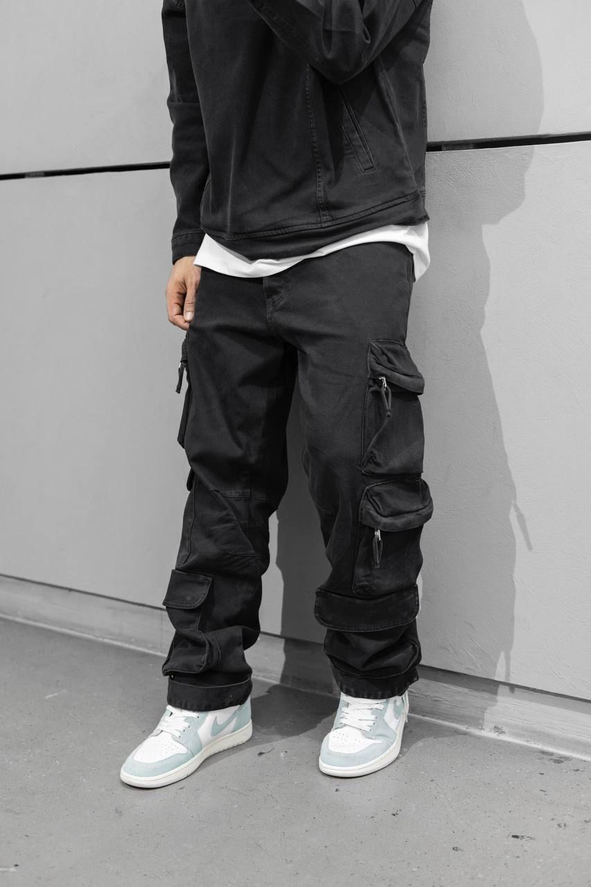 Cargo Pant black Ls designer
