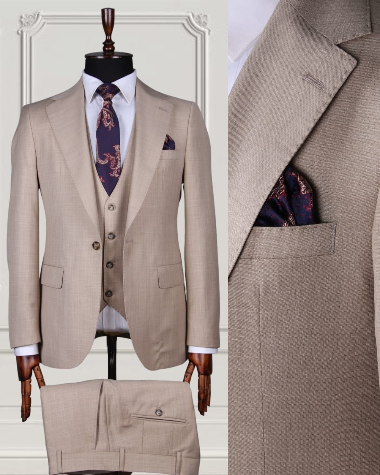 ABITO BEIGE 3 PIECES SLIM FIT