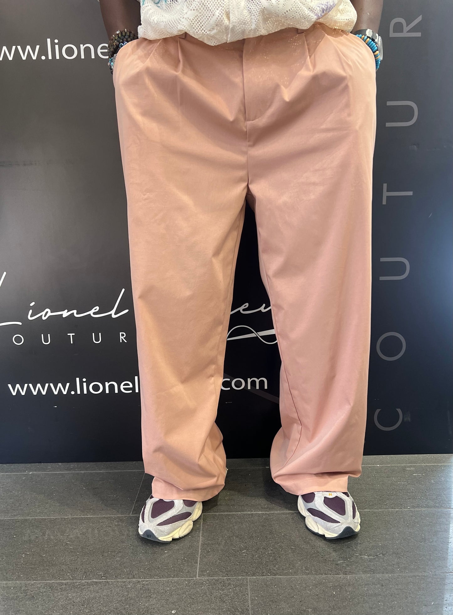 PANTALONI ROSA ANTICO DIS MOI PARIS OVERSIZE