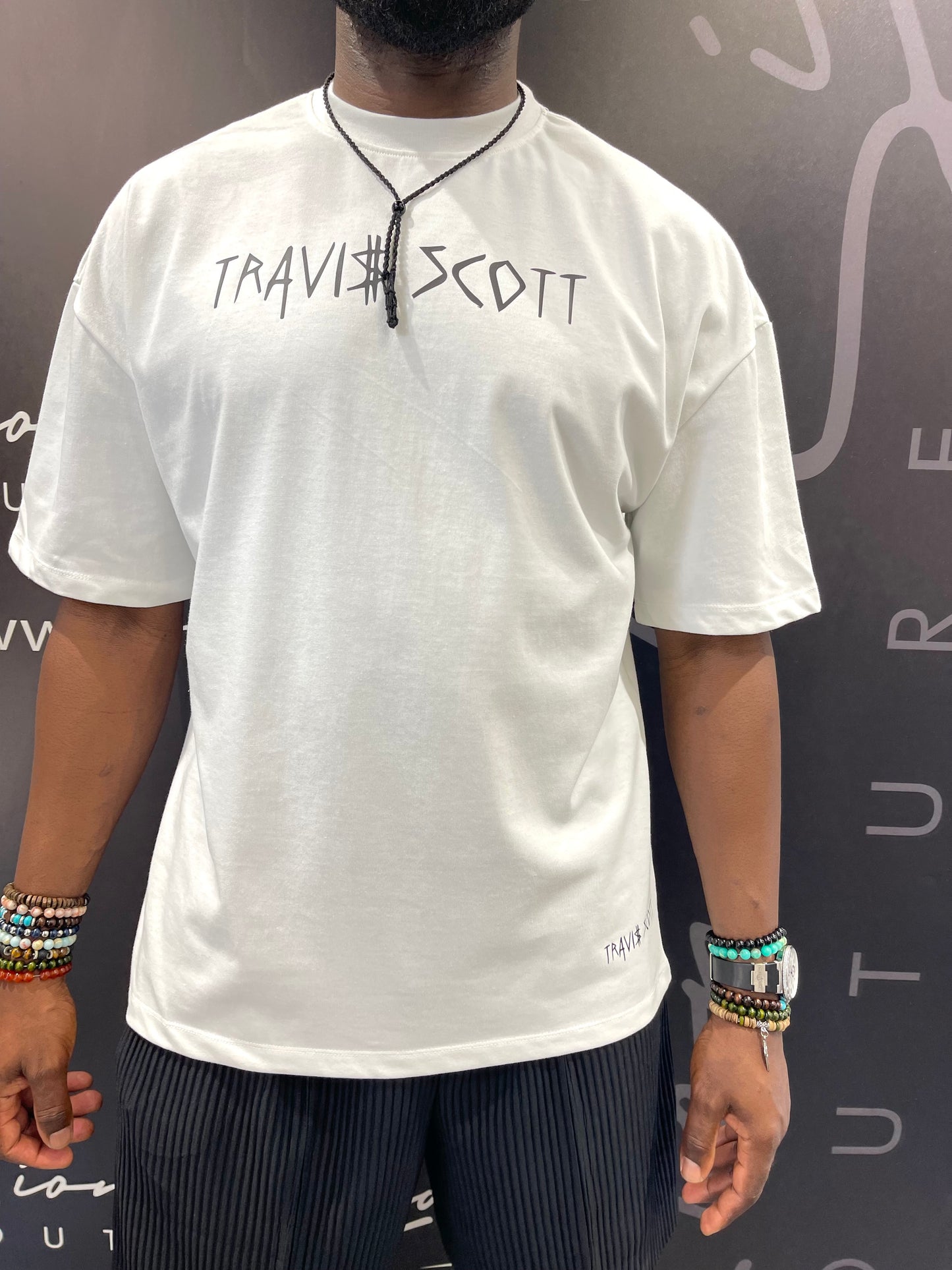 TSHIRT TRAVIS SCOTT WHITE
