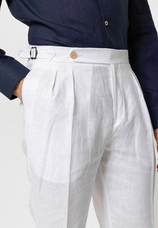 LIONEL -PANTALONI -WHITE LINO
