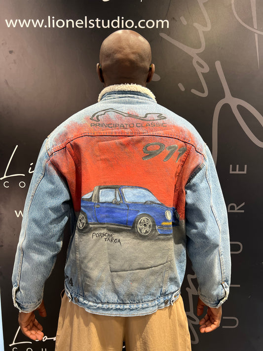 GIACCA LEVIS PORSHE 911 REALIZZATA A MANO