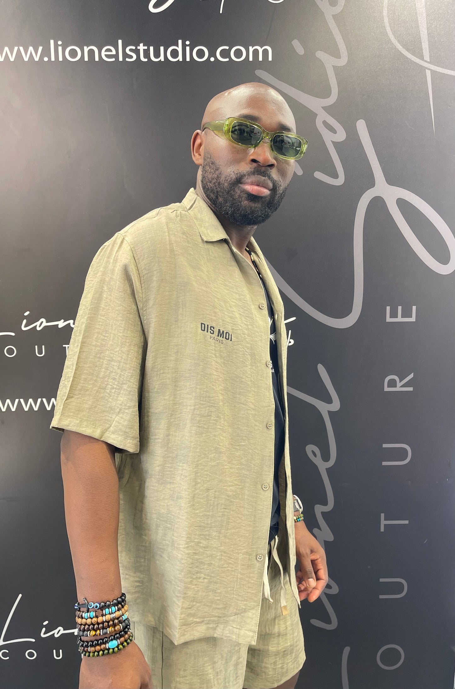 COORDINATO VERDE LINO DIS MOI PARIS TRATTAMENTO STONE WASH