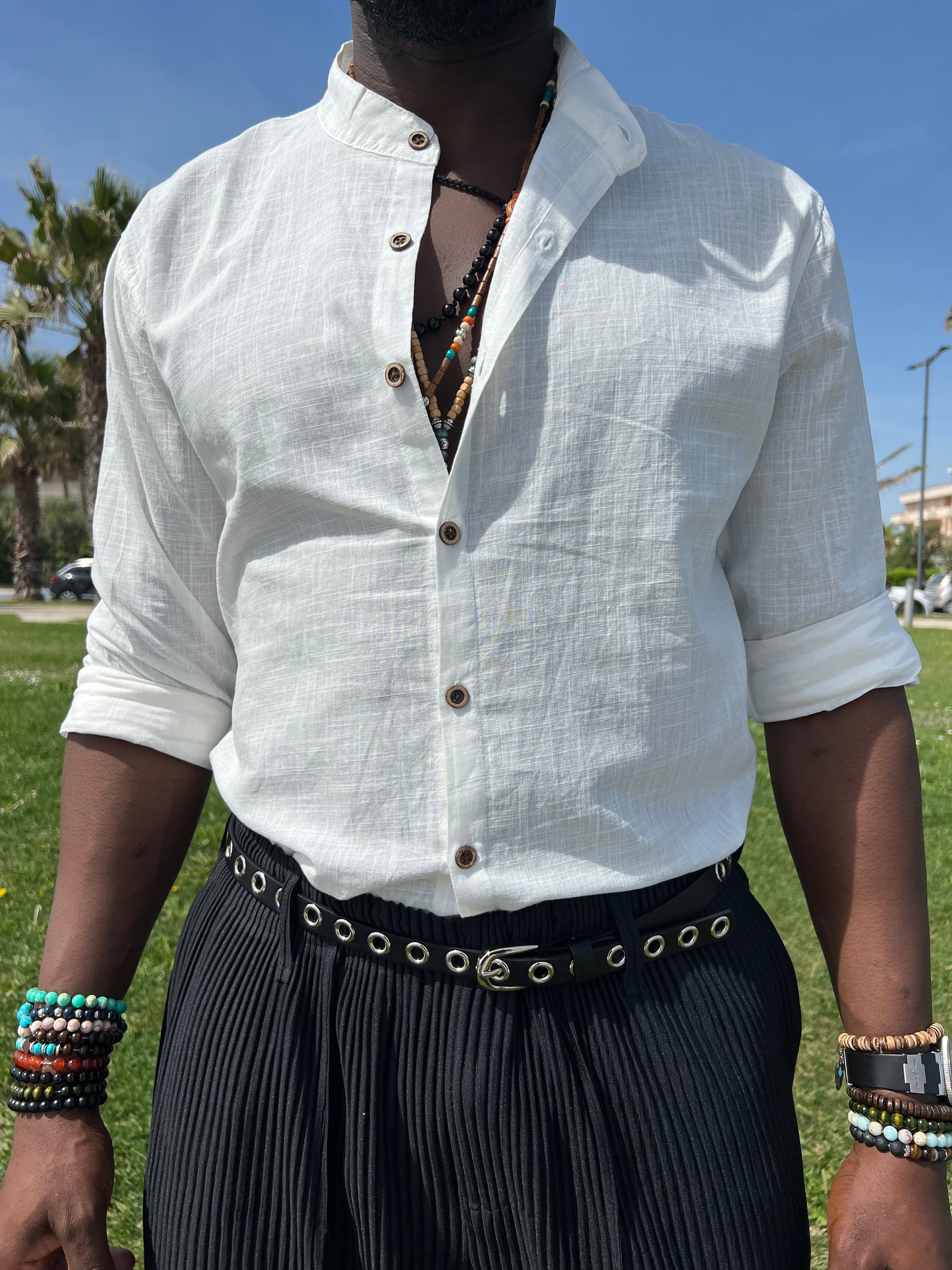 CAMICIA WHITE LIONS COTON