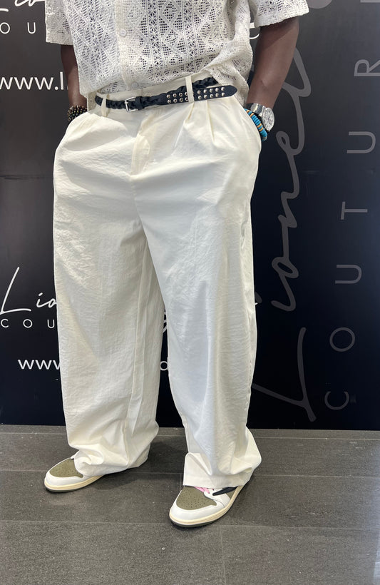 PANTALONI BIANCO DIS MOI PARIS OVERSIZE