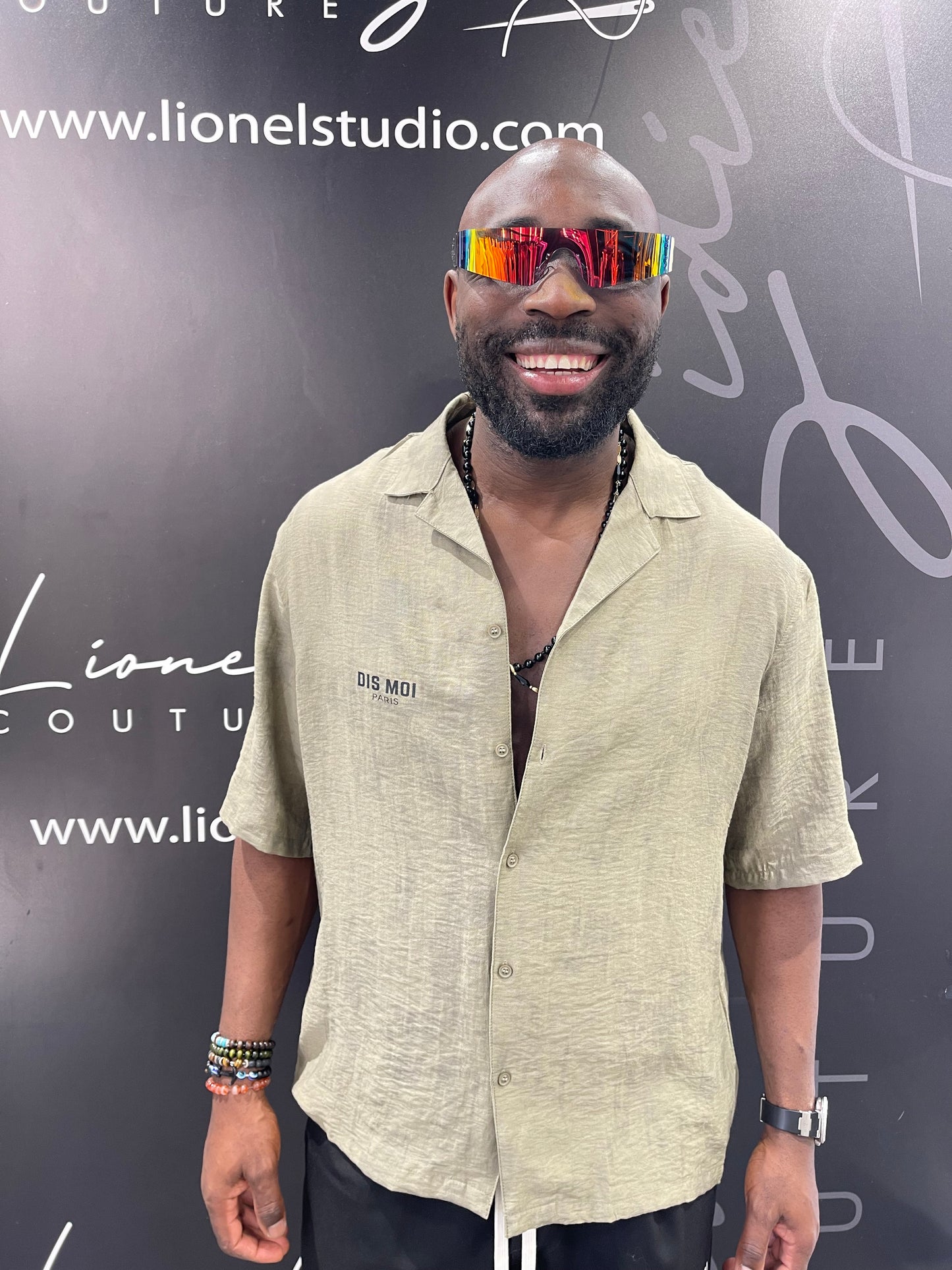 CAMICIA GREEN DIS MOI CON STAMPA DIETRO