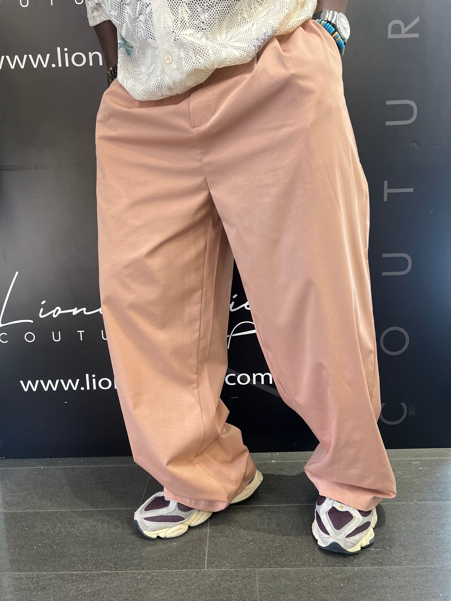 PANTALONI ROSA ANTICO DIS MOI PARIS OVERSIZE