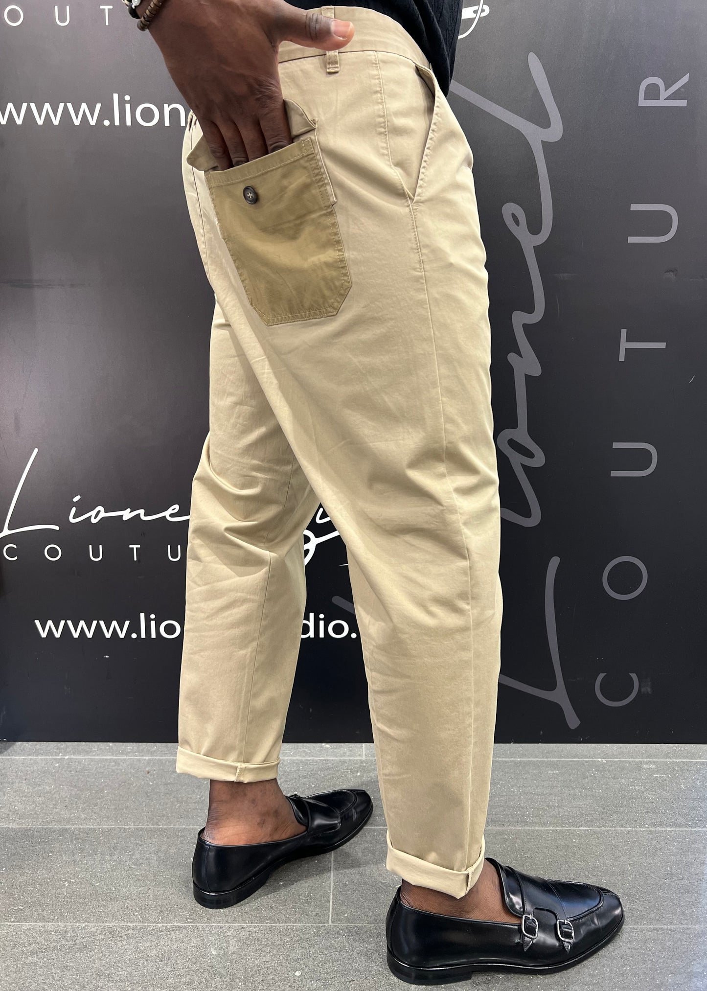 PANT BEIGE MK LONDON BY DIS MOIS PARIS