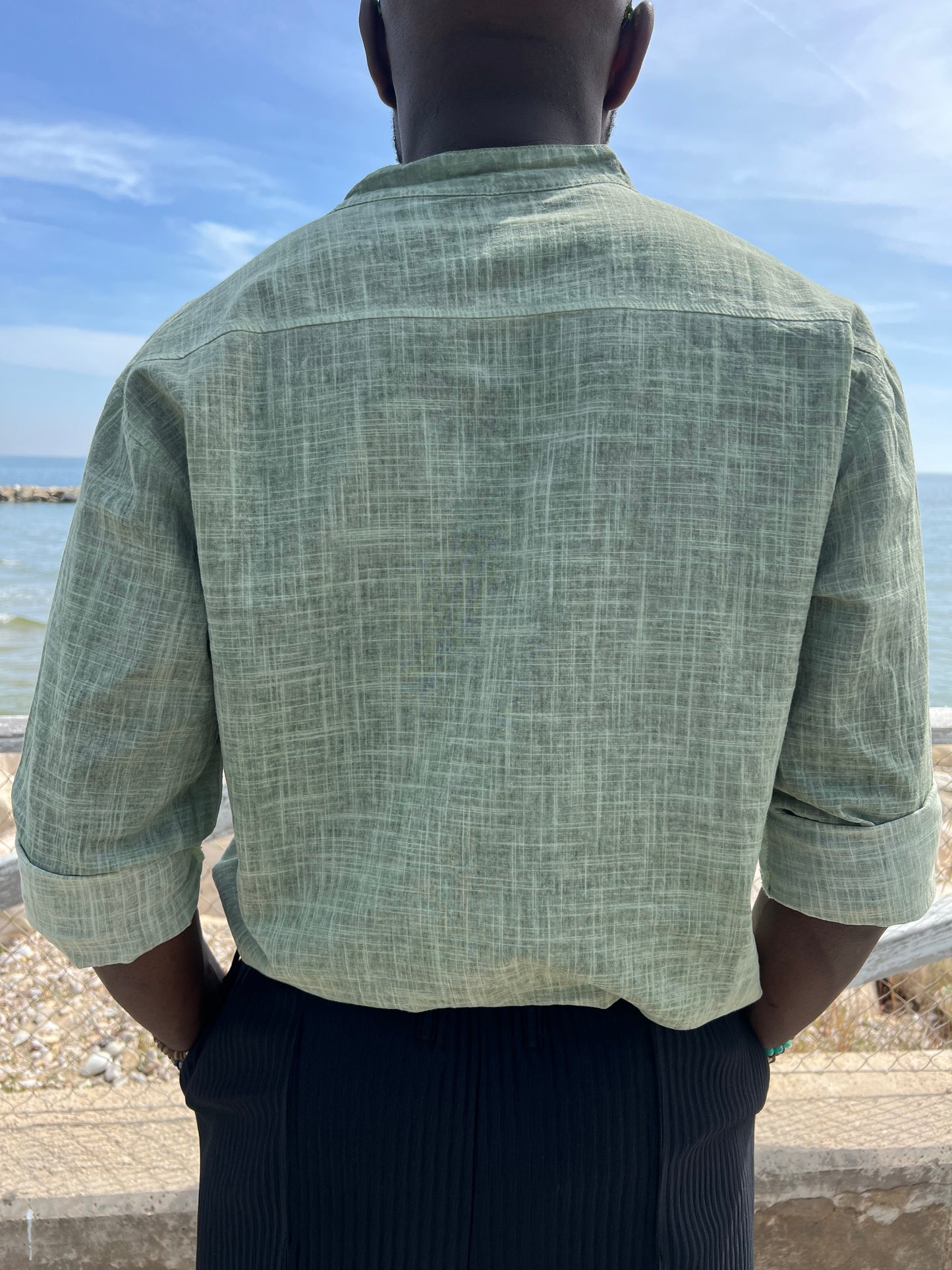 CAMICIA green coton